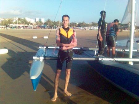 me en trimaran